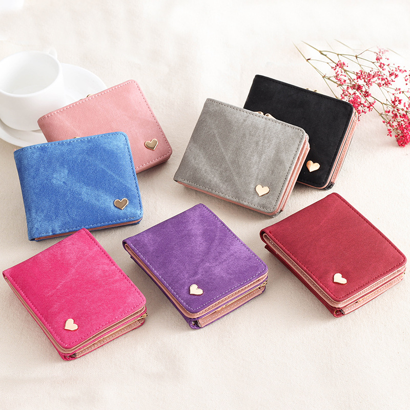 Dompet Wanita Love Simbol - Pink - JakartaNotebook.com