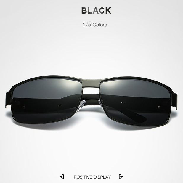 Hdcrafter Kacamata Polarized Driving Sunglasses Black
