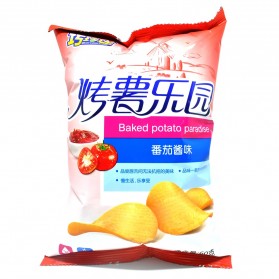 Potato Roll Tomato Flavor Keripik Kentang  Rasa Tomat 