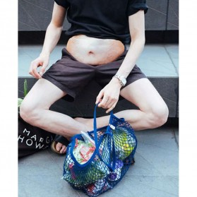 Tas Pinggang Model Perut Buncit Fat Belly Fanny Pack - Black - 4