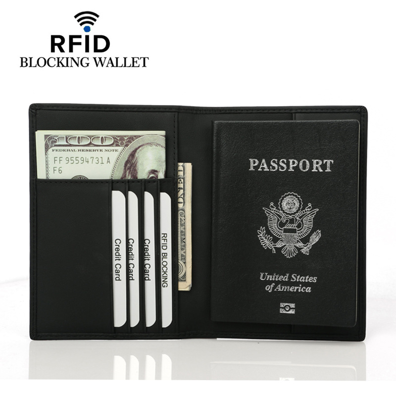 BUBM Dompet Passport Anti RFID Bahan Kulit YP 220 