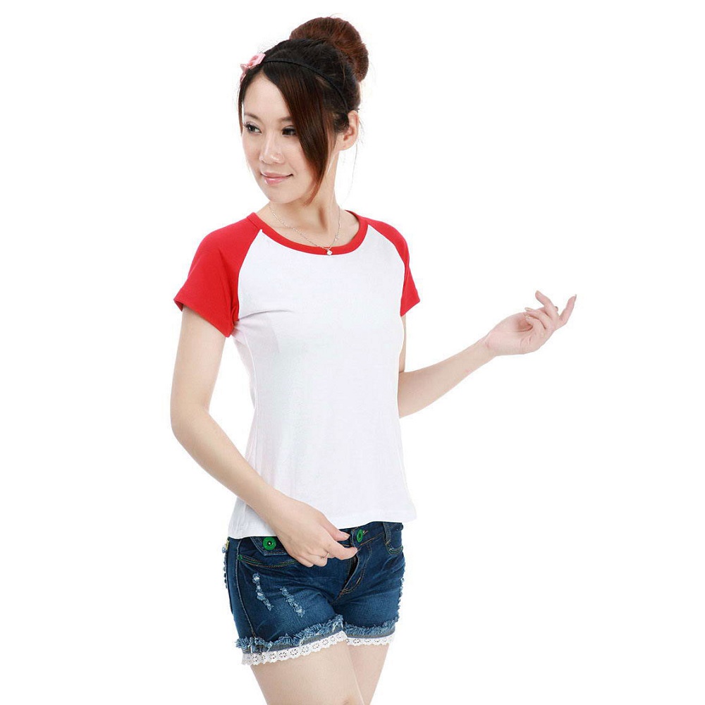 Kaos Polos Katun Wanita O Neck Size M - Desain Baju - Desain Kaos Menarik