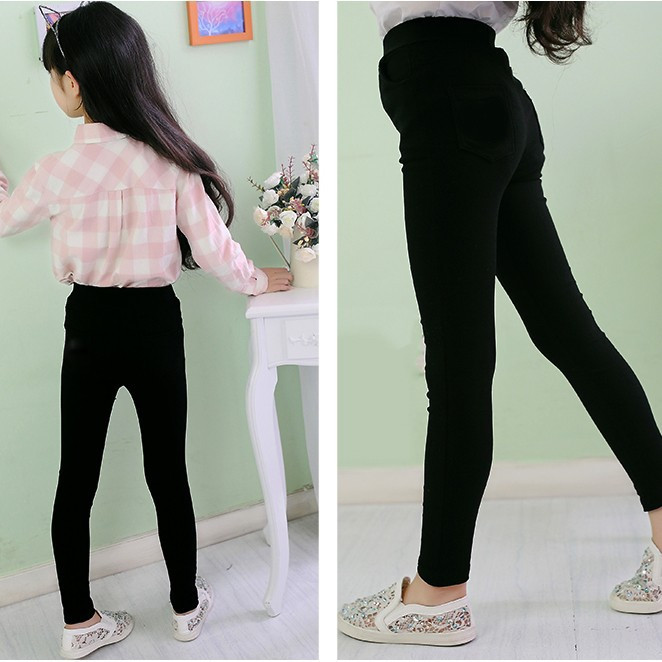  Celana Jeans Anak Wanita  Summer Style Size M Black 