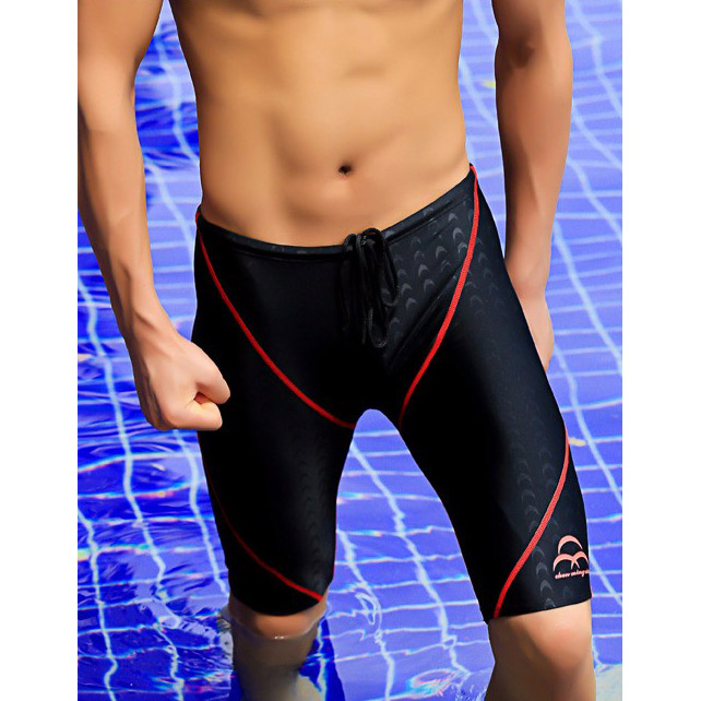 Celana Renang Pria Sharkskin Swimming Trunk Pants Size Xl Redblack