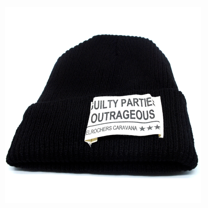 Beanie Topi Kupluk Wol Katun - Black - JakartaNotebook.com