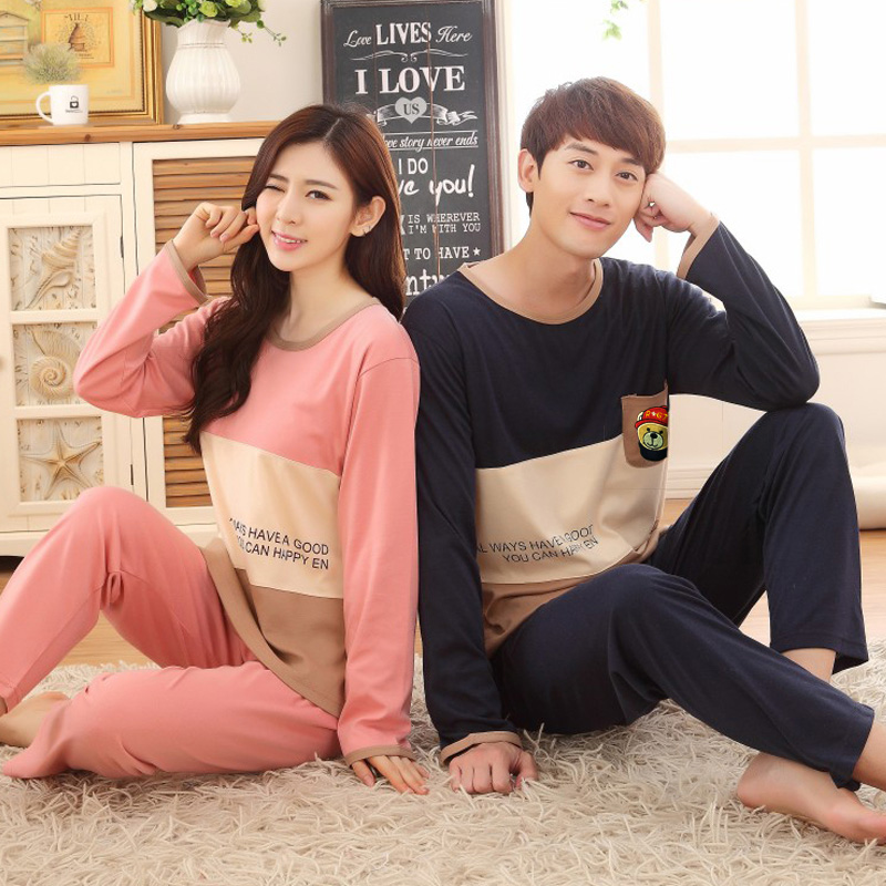  Piyama  Sweet Couple  Pria Size L Navy Blue 