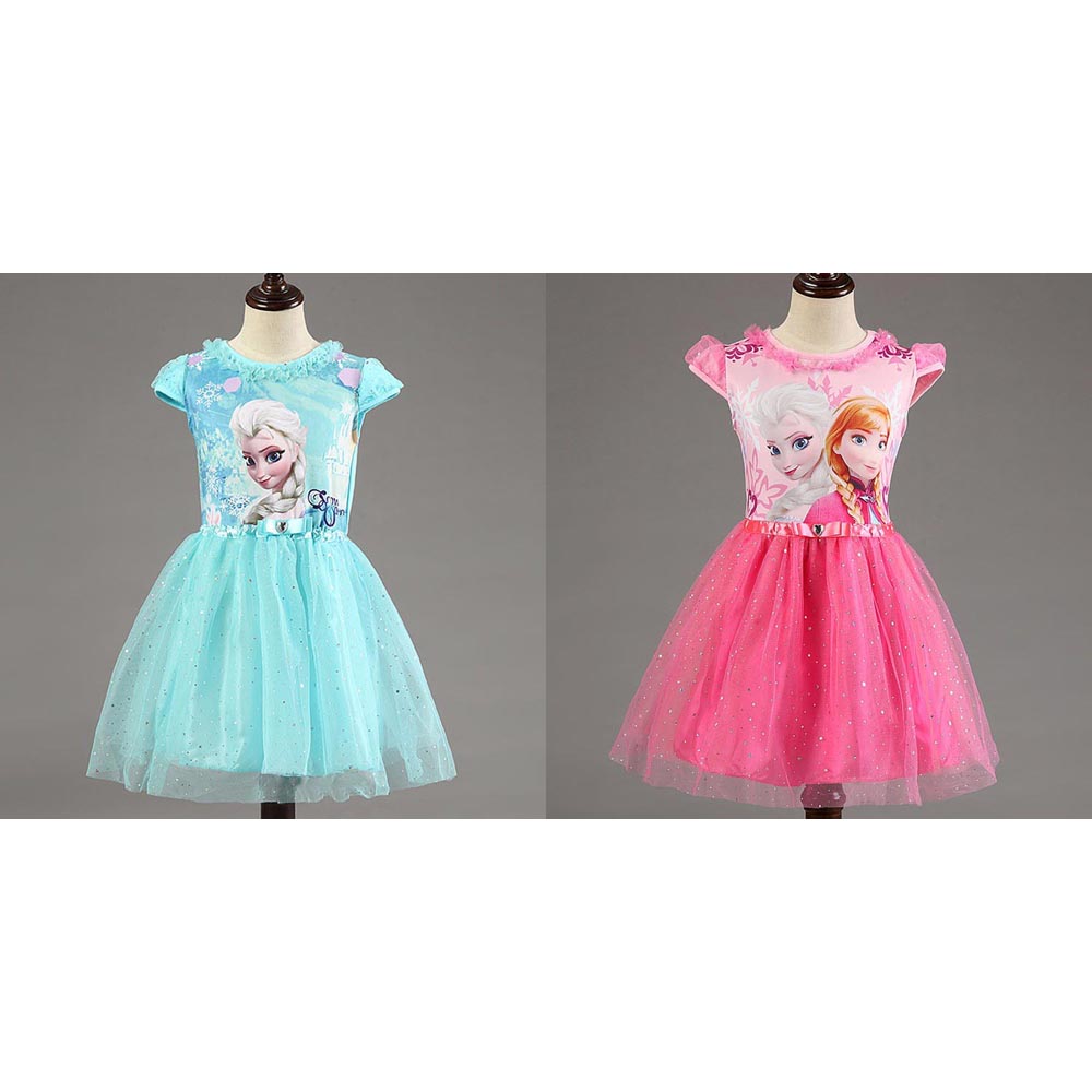 Dress Anak Disney Frozen Size 7T Blue JakartaNotebookcom