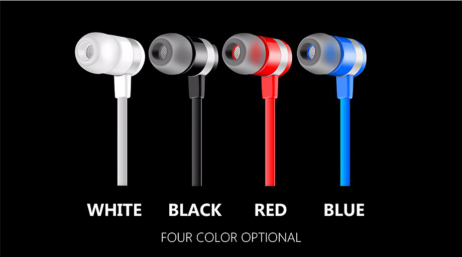 Beevo Earphones Clear Bass Sports with Microphone - EM330 / EM130 