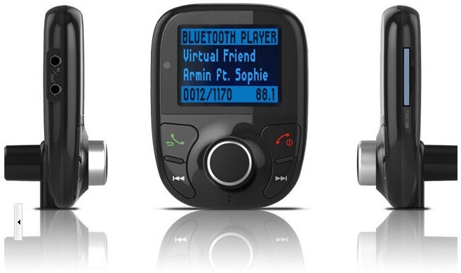 Bluetooth Handsfree FM Transmitter Car Kit MP3 Player 