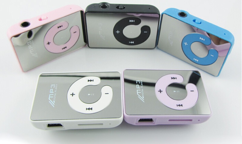 C-Logo MP3 Player TF Card dengan Klip - Black 