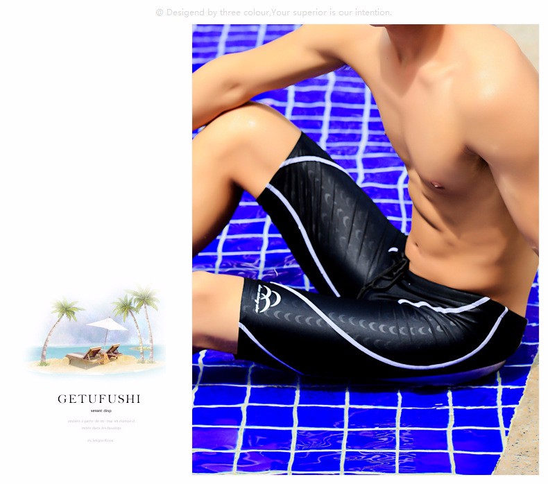 Celana Renang Pria Sharkskin Swimming Trunk Pants Size S 