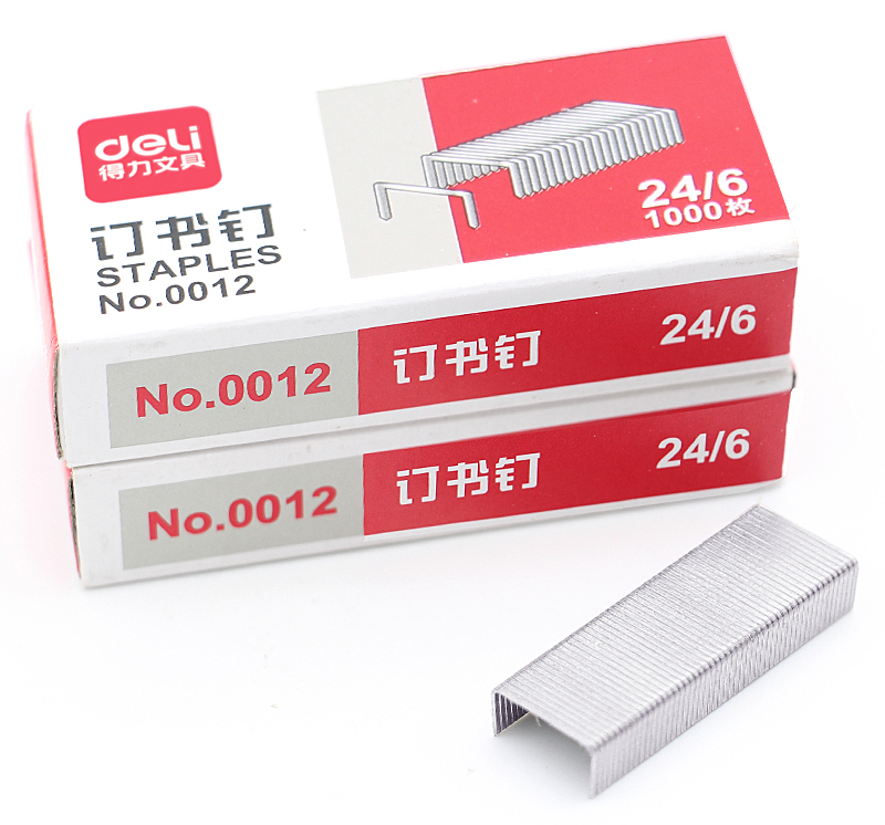 Deli Isi Staples 24/6 - Silver - JakartaNotebook.com