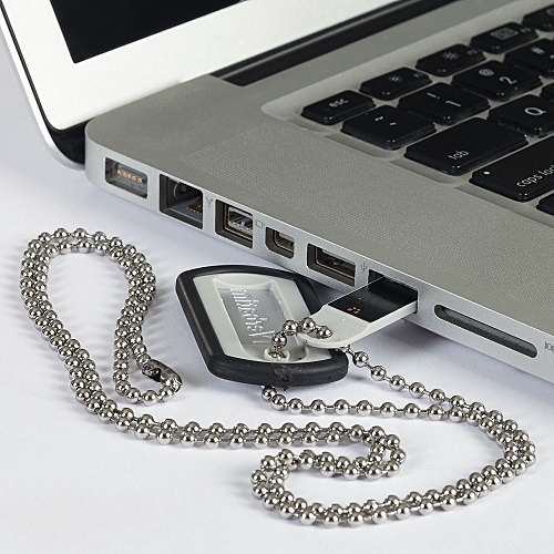 Flashdisk Dog Tag USB 2.0 16GB - Silver - JakartaNotebook.com