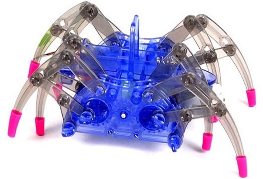 Electric Spider Robot Educational Assembles DIY - Blue 