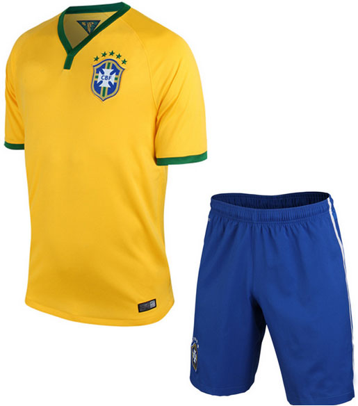 Jersey Sepakbola CBF Brazil No 11 Oscar Size M - Yellow 