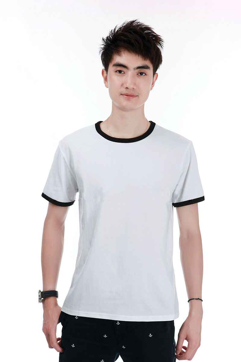  Kaos  Polos  Katun Pria O Neck Size M 86202 T Shirt 