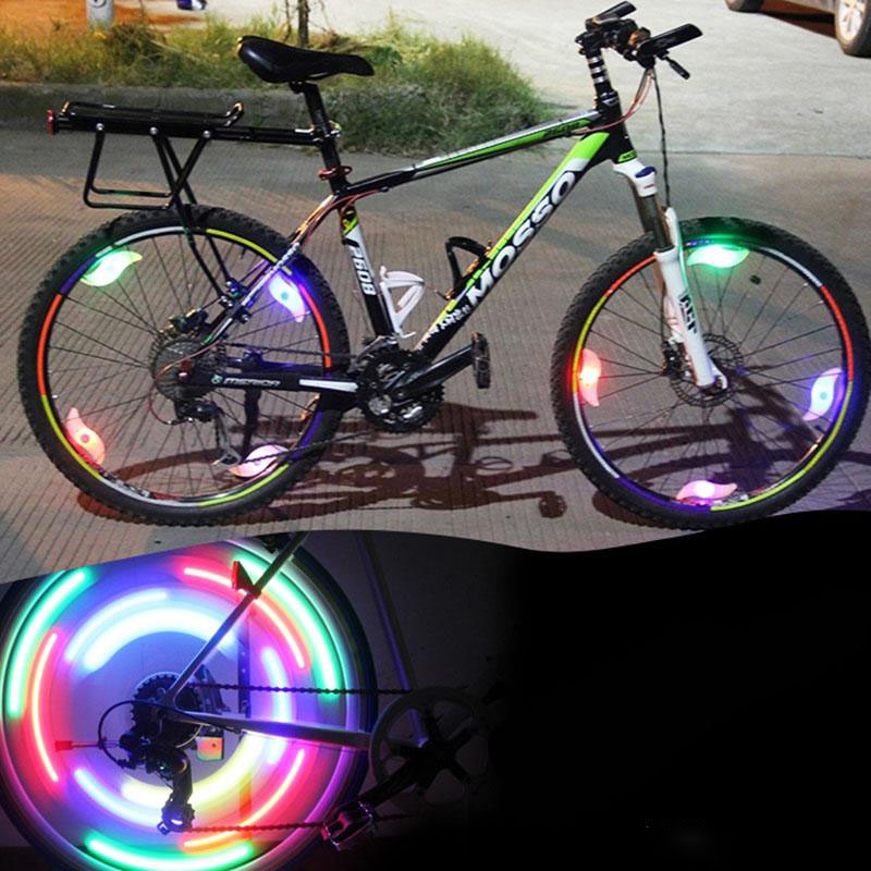  Lampu  Ban Sepeda  Colorful LED Bicycle Wheel Light 1 PCS 