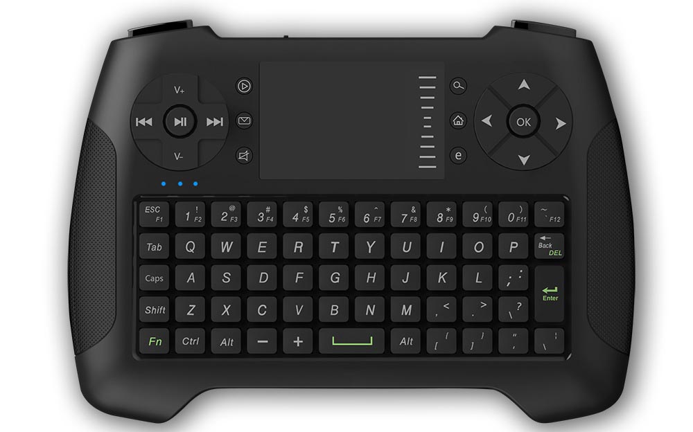 Keyboard Wireless Mini dengan Touchpad - T16 - Black