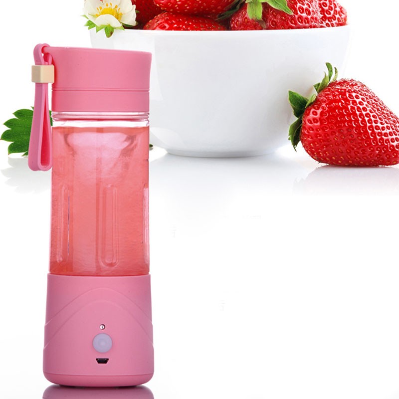 Blender Jus Portable 380ml - Pink - JakartaNotebook.com