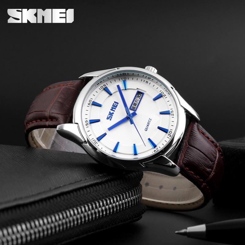 SKMEI Jam Tangan Analog Kasual Pria - 9125CS - Blue