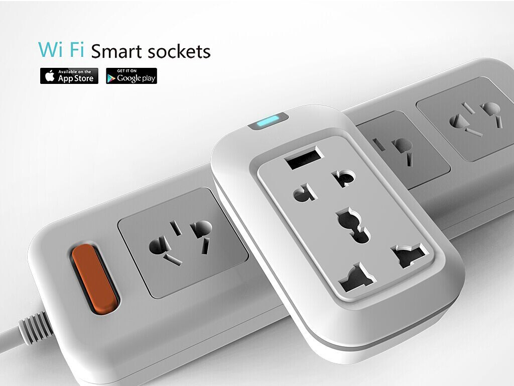 SZHLI WiFi Smart Socket Universal Plug for Android and iOS 