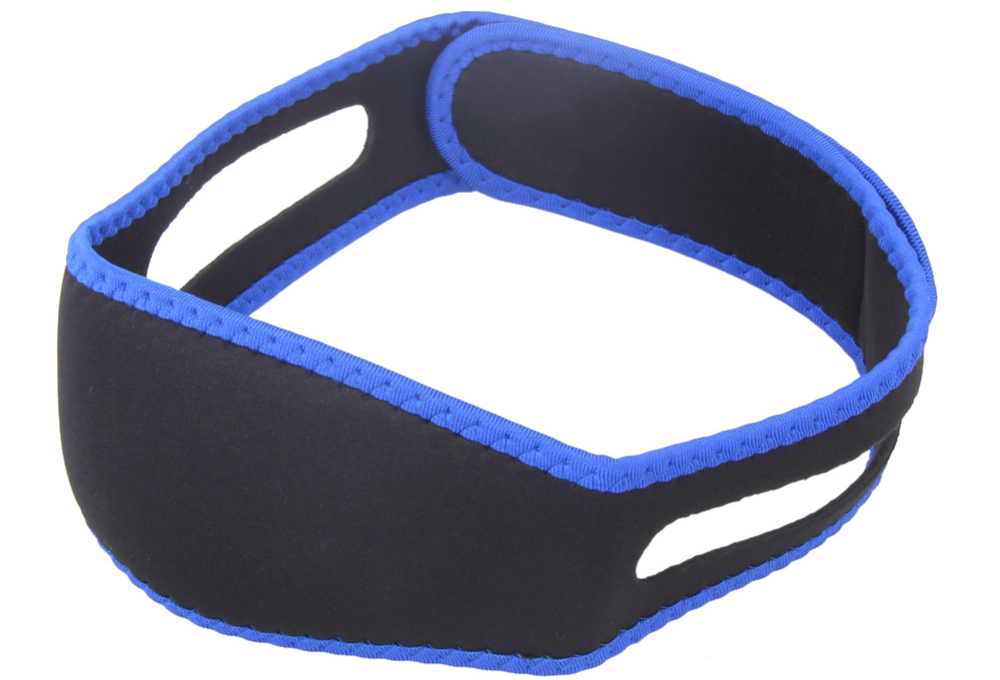 Sabuk Tidur Anti Ngorok Snoring Solution - Black/Blue 