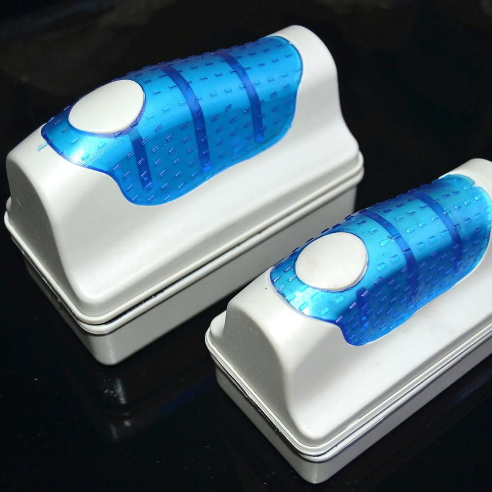 Sikat Pembersih Kaca Aquarium Magnetic White Blue