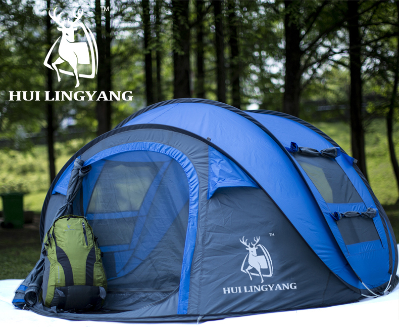 Tenda Camping Windproof Waterproof - Blue 