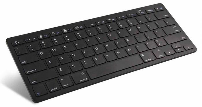 Taffware Ultra Slim Bluetooth Keyboard Ios Android Pc