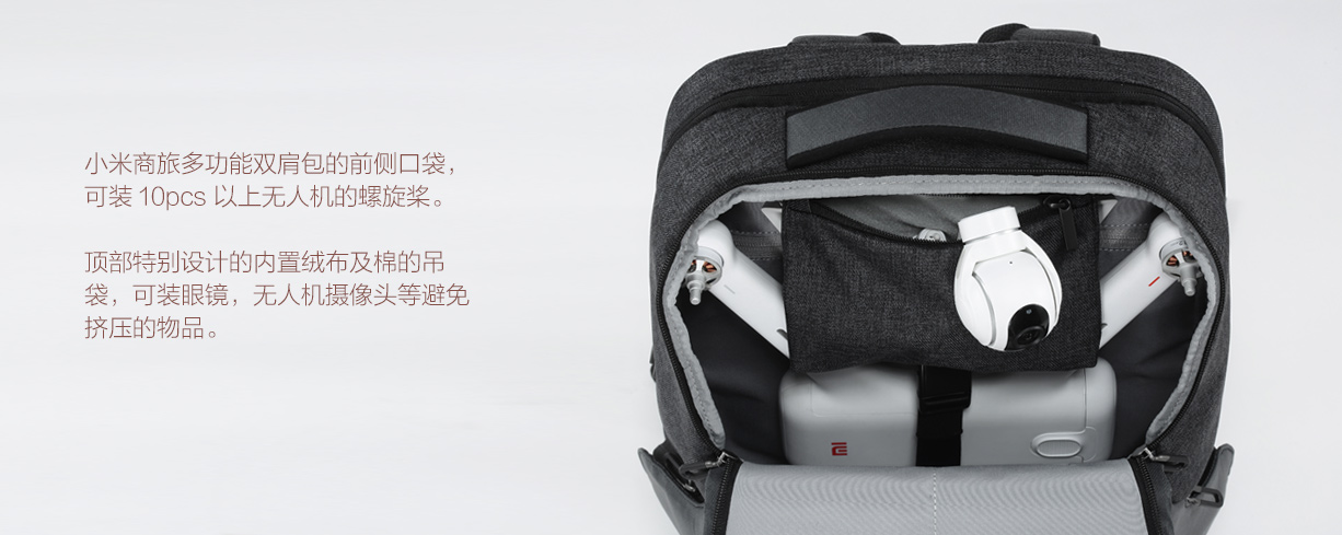 Xiaomi Millet Business Tas Ransel Multifungsi - Black 