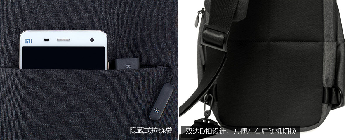  Xiaomi  Tas  Selempang  Urban Style ORIGINAL Dark Gray 