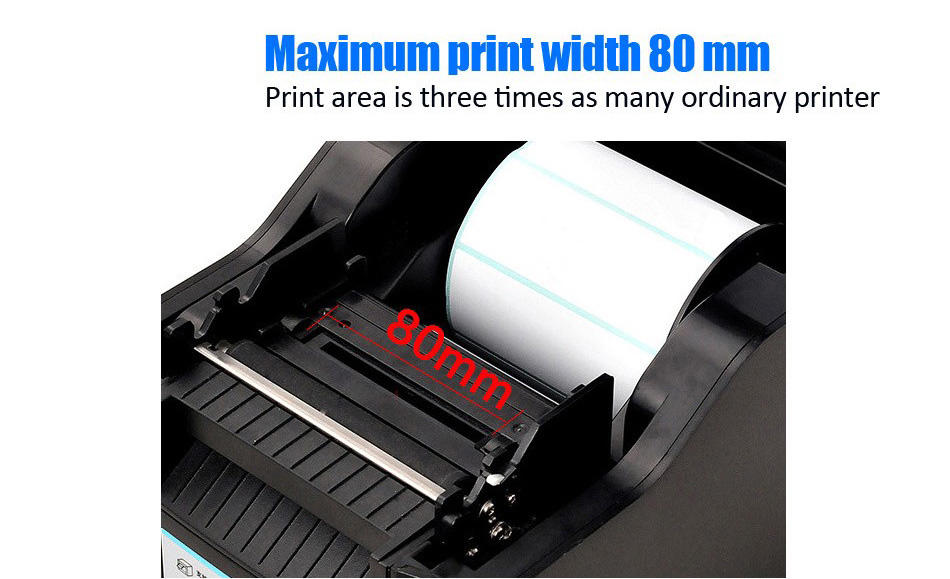 Xprinter POS Thermal Receipt Printer 80mm - XP-370B 