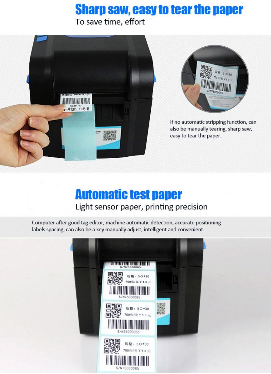 Xprinter POS Thermal Receipt Printer 80mm - XP-370B 