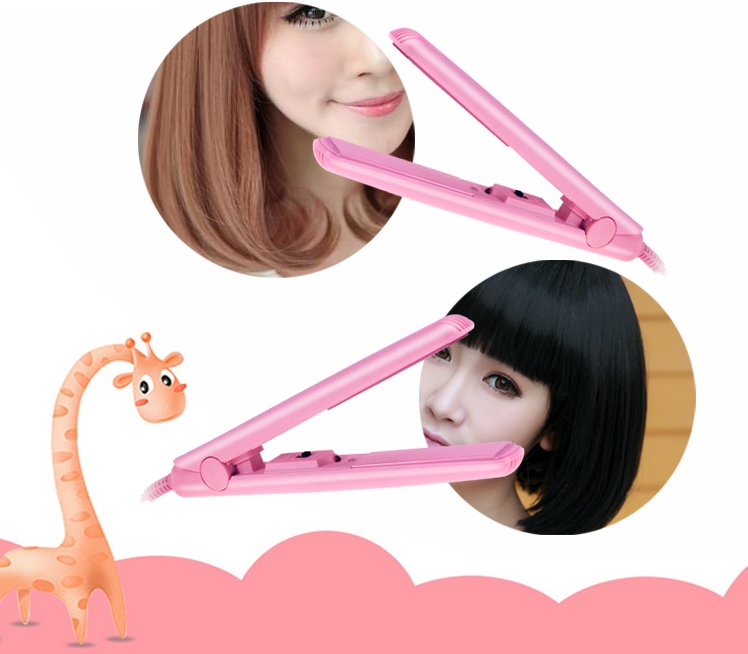  Mini  Hair Straighteners Catok Rambut Mini  Pink 