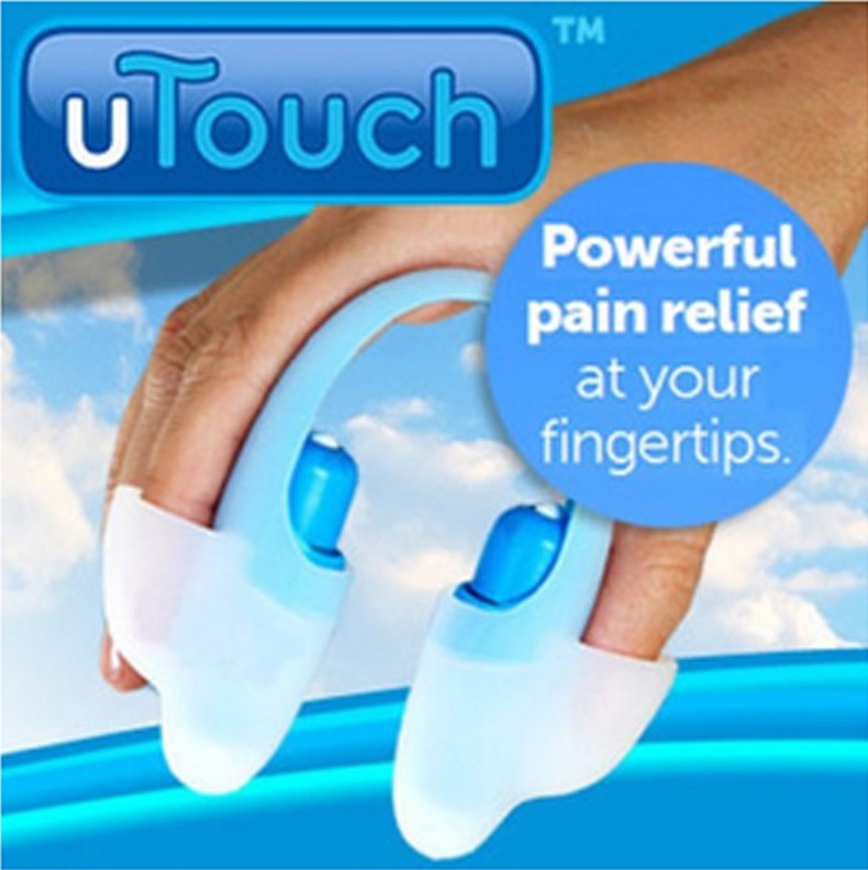 Utouch Mini Finger Electric Massage - Blue 