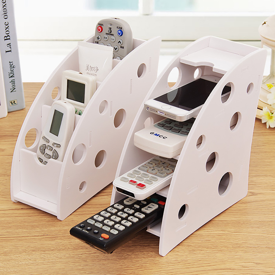 Rak Remote Control Organizer Rack - White 