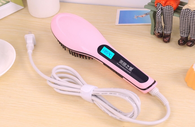 Electric Straight Beuty Hair Comb - Sisir Pijat Elektrik 