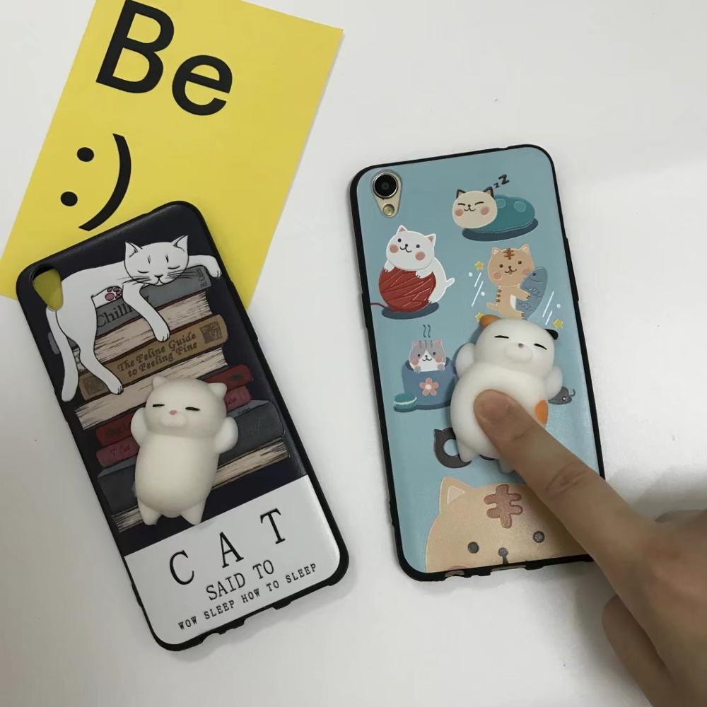 Case Squishy  Cat  Claw for iPhone 6 Plus 6S Plus Blue 