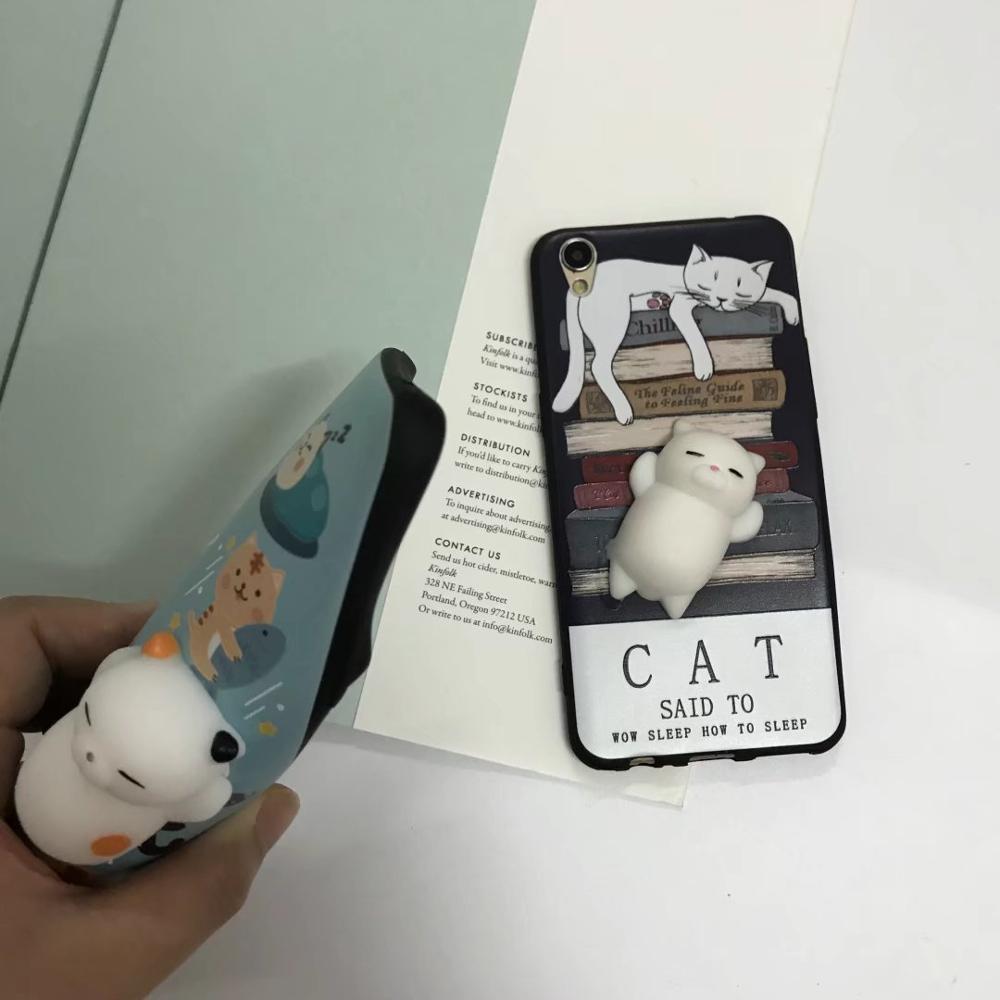 Case Squishy  Cat  Claw for iPhone 6 Plus 6S Plus Blue 