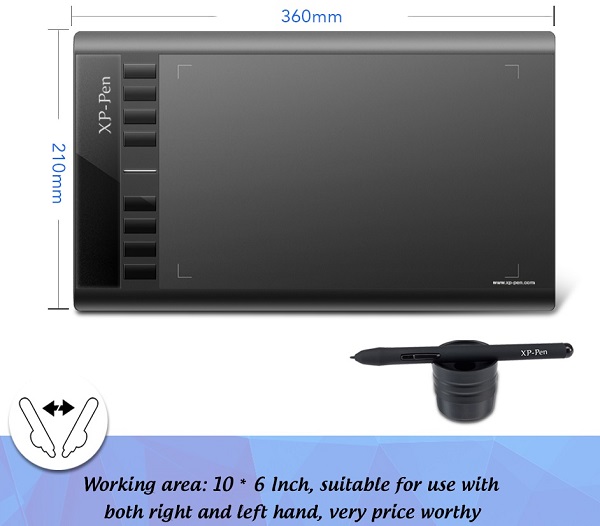 Xp Pen Smart Graphics Drawing Pen Tablet With Smart Stylus