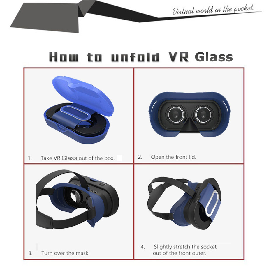 VB16 Mini VR Box Virtual Reality Cardboard for Smartphone 