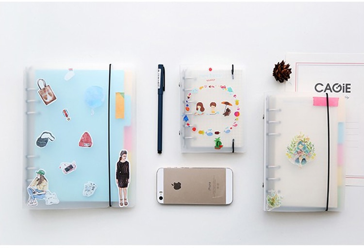 PHANTACI Cover Binder Buku Catatan Jurnal Harian Notebook 