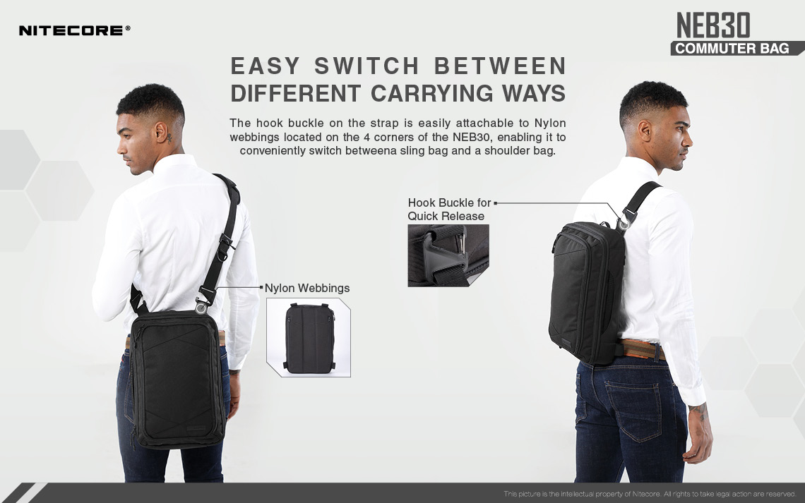 commuter sling bag