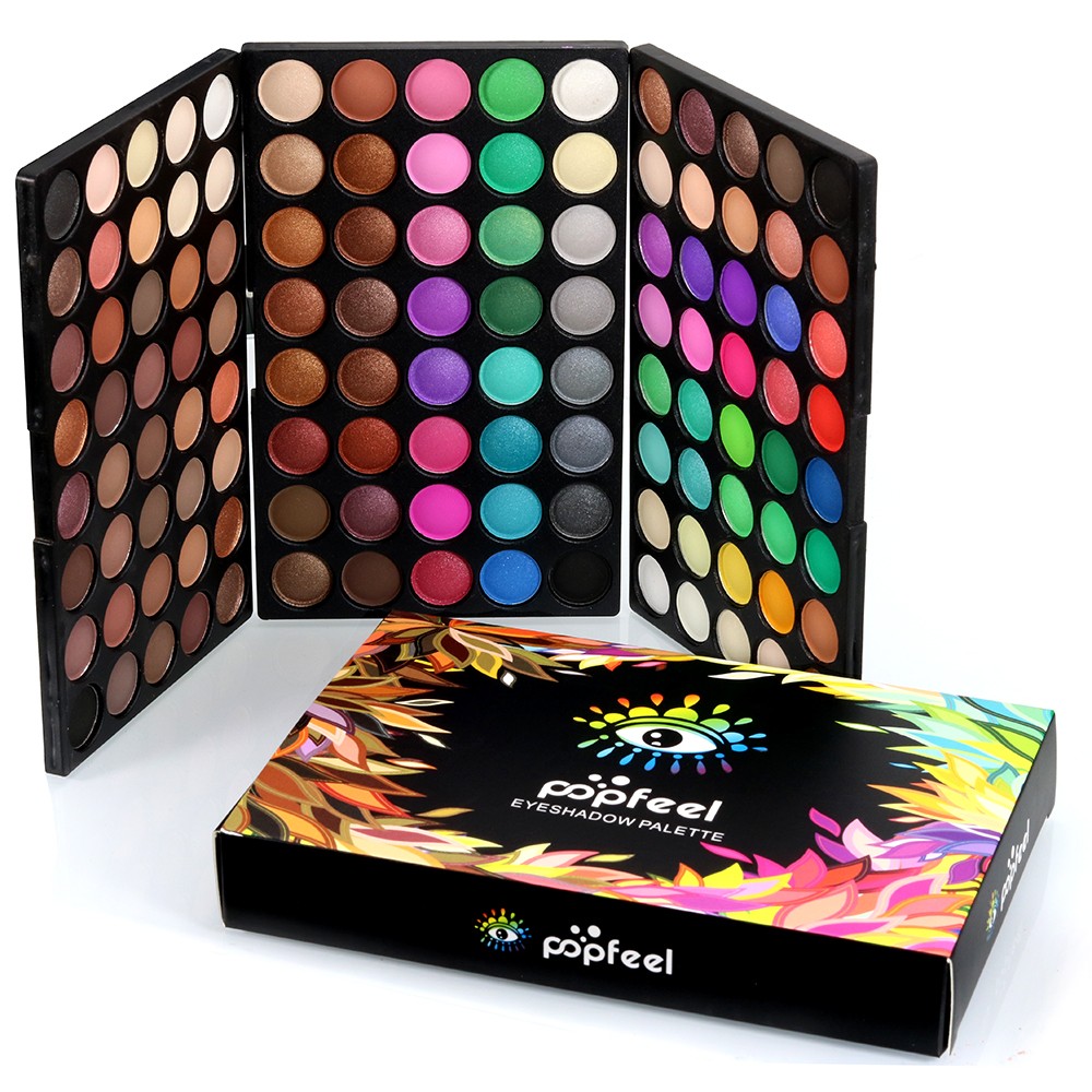 POPFEEL Make Up Eye Shadow Matte 120 Warna Multi Color