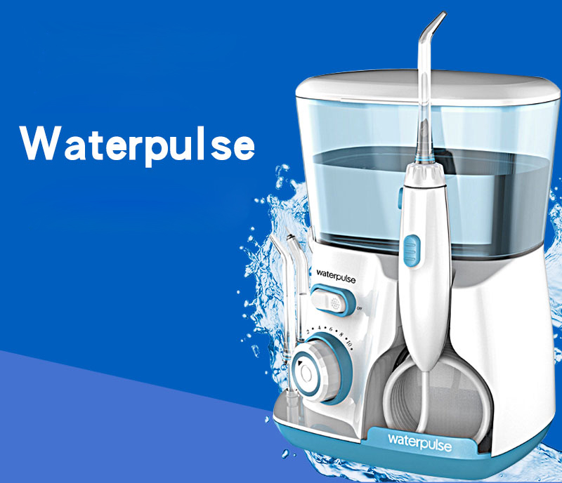 Waterpulse Dental Flosser Alat Semprot Pembersih Gigi