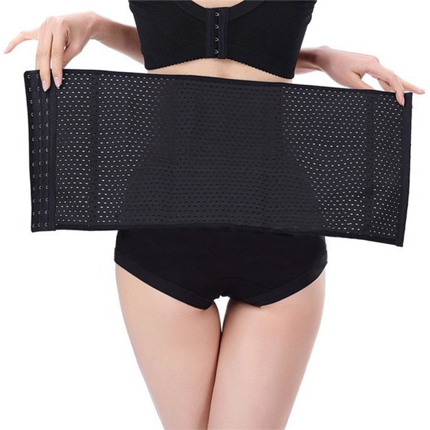 Korset Pelangsing Waist Body Shaper - Size XL - Black 