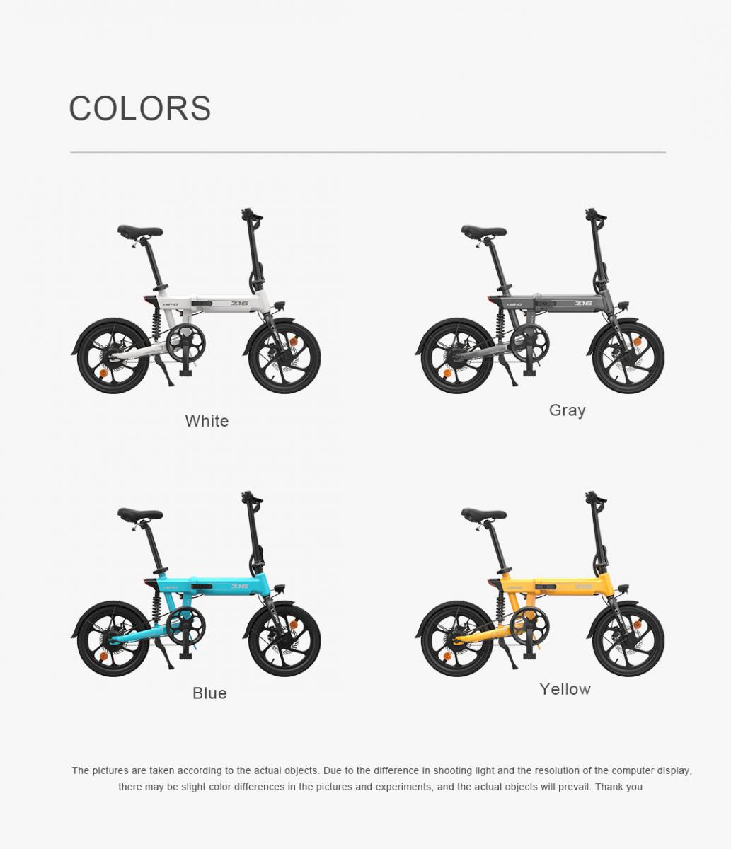  Xiaomi  HIMO Z16  Sepeda  Lipat Elektrik Smart Bicycle 