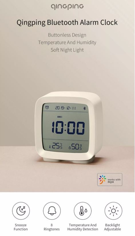 xiaomi cleargrass bluetooth alarm clock